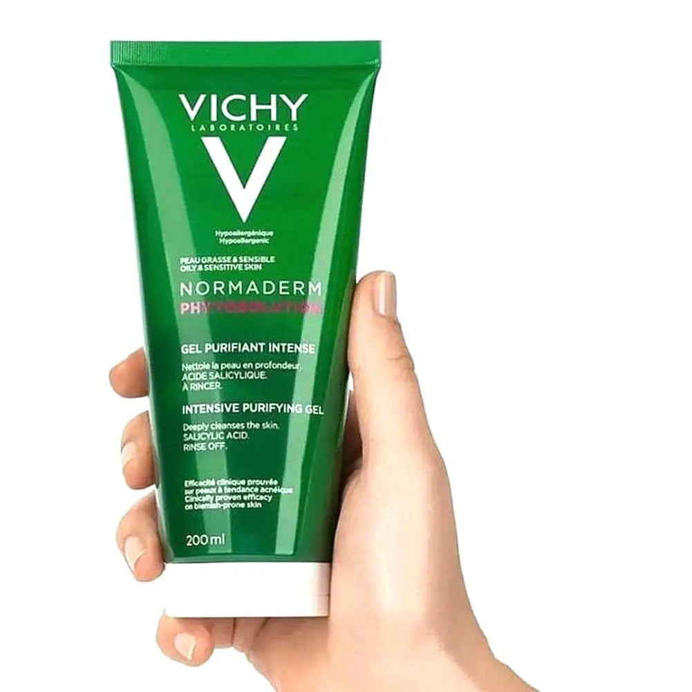 VICHY Facial Exfoliating Scrub Cleanser | Removes Blackheads & Shrinks Pores (Anti-Acne)
