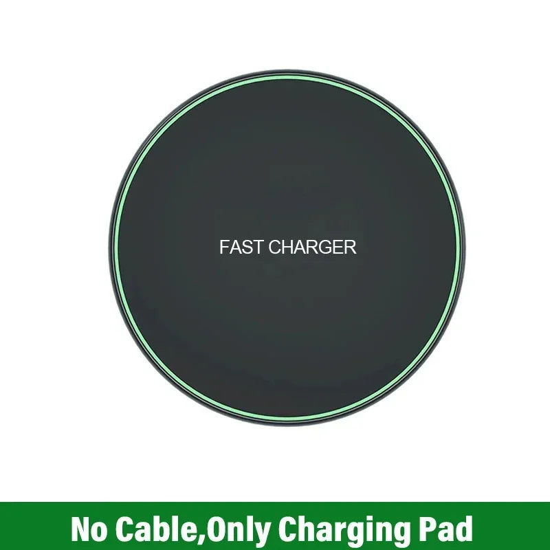 30W Wireless Charging Pad | Induction Fast Charger for iPhone, Samsung, & Universal Qi Devices