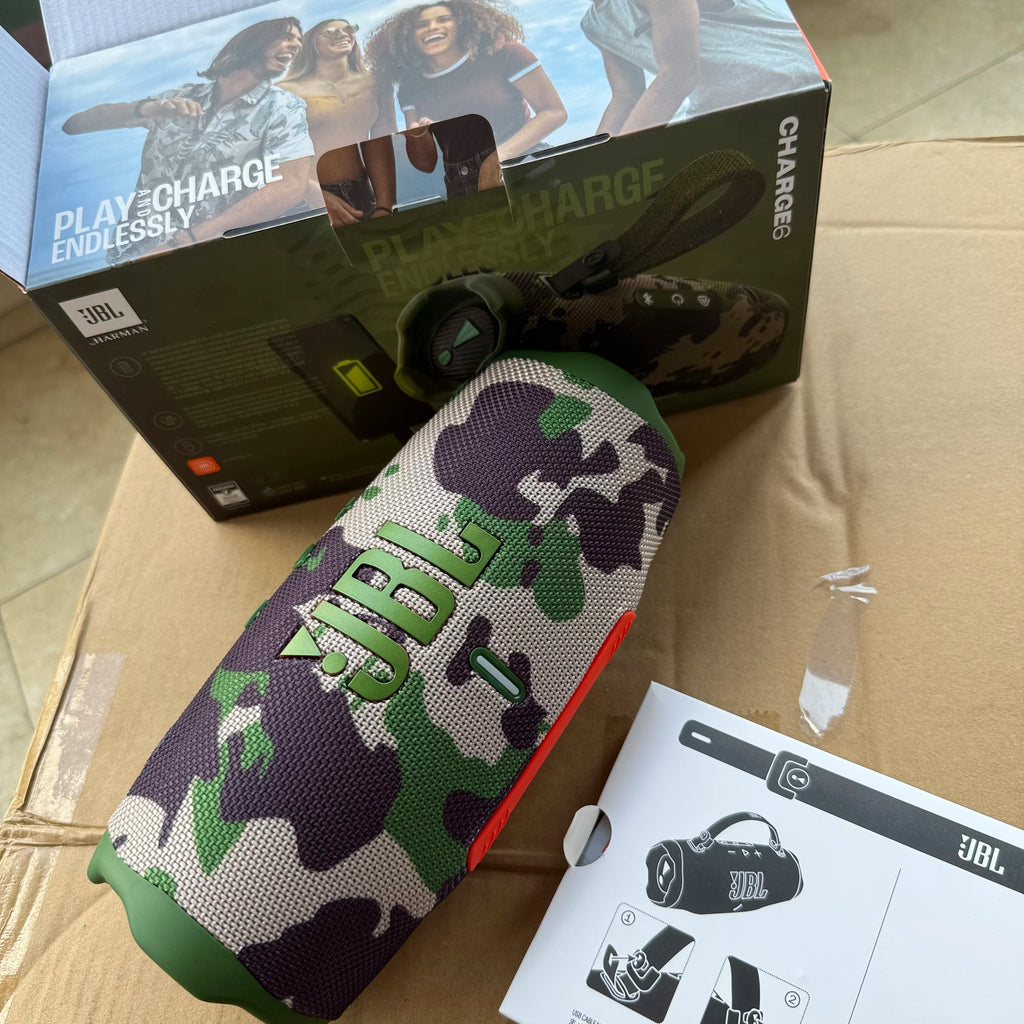 JBL Charge 6 Portable Speaker | Waterproof, Bass Boost, & Precision Tweeter Stereo Sound