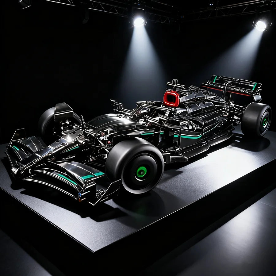 MOC F1 W14 Race Car Building Blocks (1642 Pcs) | Realistic Technical Model Construction Kit