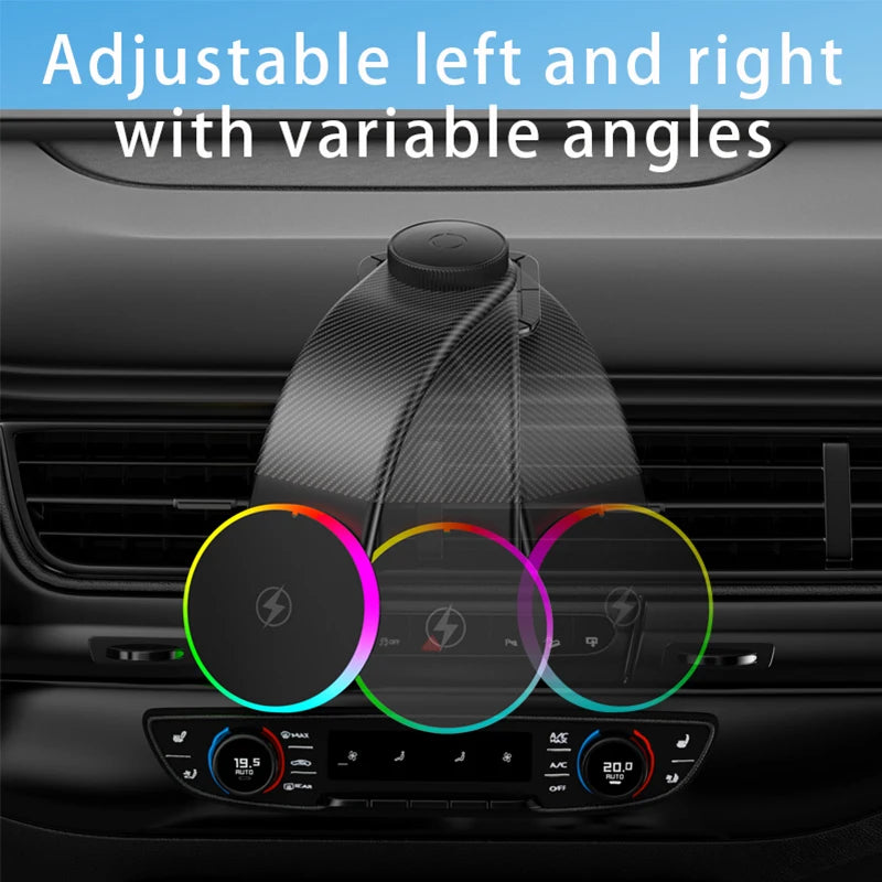 Magnetic Wireless Car Charger | 30W Fast Charging Phone Holder for iPhone & Android