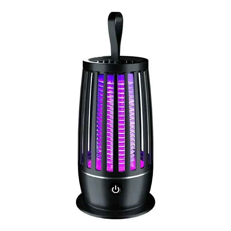 USB Rechargeable Indoor Mosquito Killer Lamp, Silent Indoor/Outdoor Insect Trap for Bedroom/Patio, Portable Electronic Pest Repellent