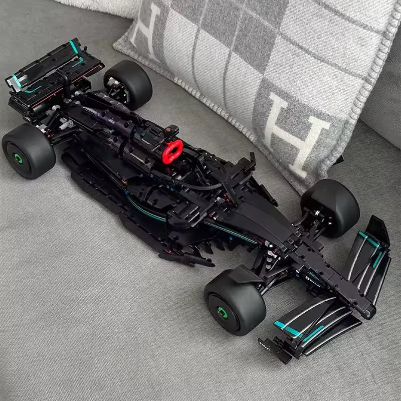 MOC F1 W14 Race Car Building Blocks (1642 Pcs) | Realistic Technical Model Construction Kit