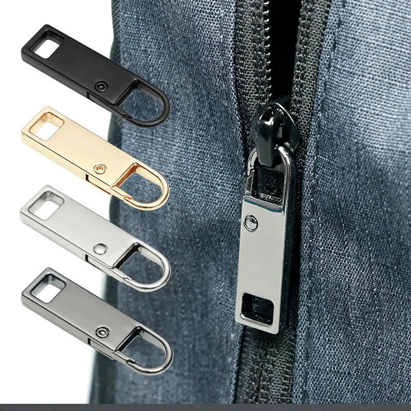 Detachable Zipper Pull Replacement Set | Multi-Color Zipper Fix for Jeans & Backpacks
