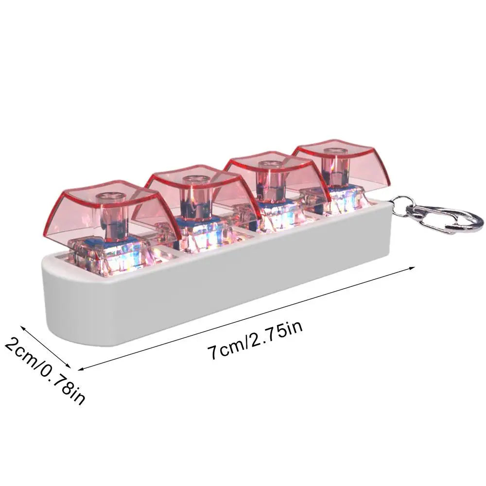 DIY Fidget Keycap KeySwitch Toy | Stress Relief Button Keychain for Keyboard Enthusiasts