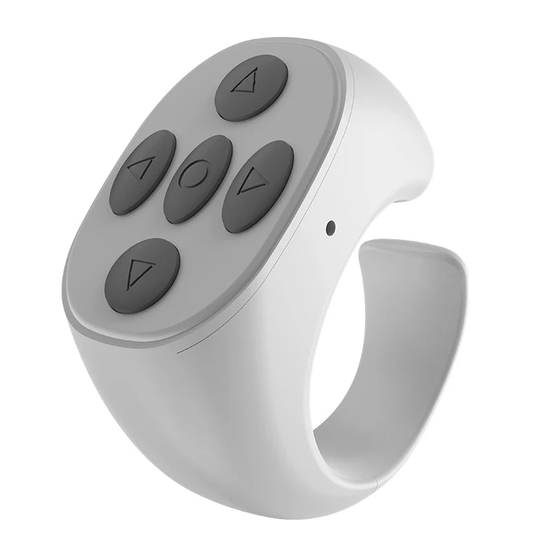 Wireless Bluetooth Remote Control Ring | TikTok & Reels Scroller | Rechargeable Selfie Shutter & E-Book Page Turner for iOS & Android