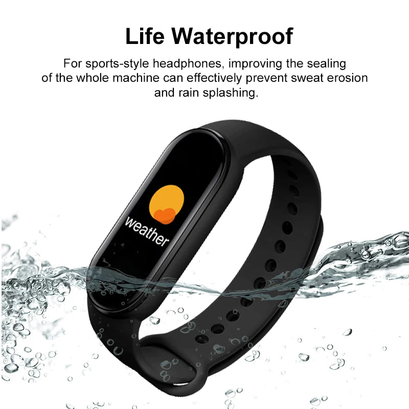 Smart Fitness Bracelet | Heart Rate, Blood Pressure, & Sleep Monitor Watch