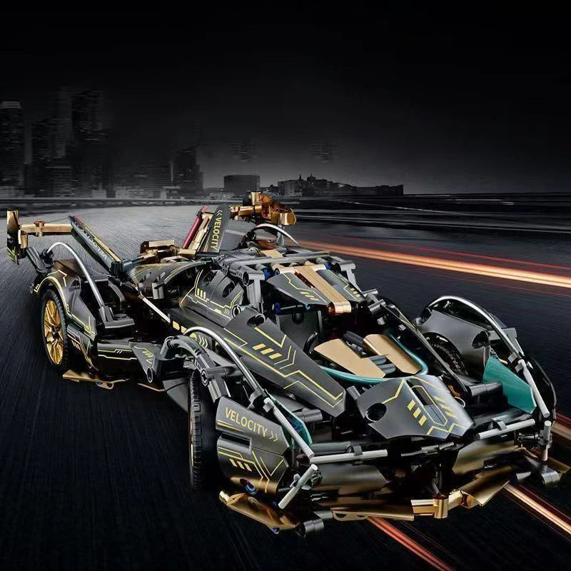 1690 Piece V12 Model Car Building Blocks Set | Upgraded ABS Version for Display & Gifts