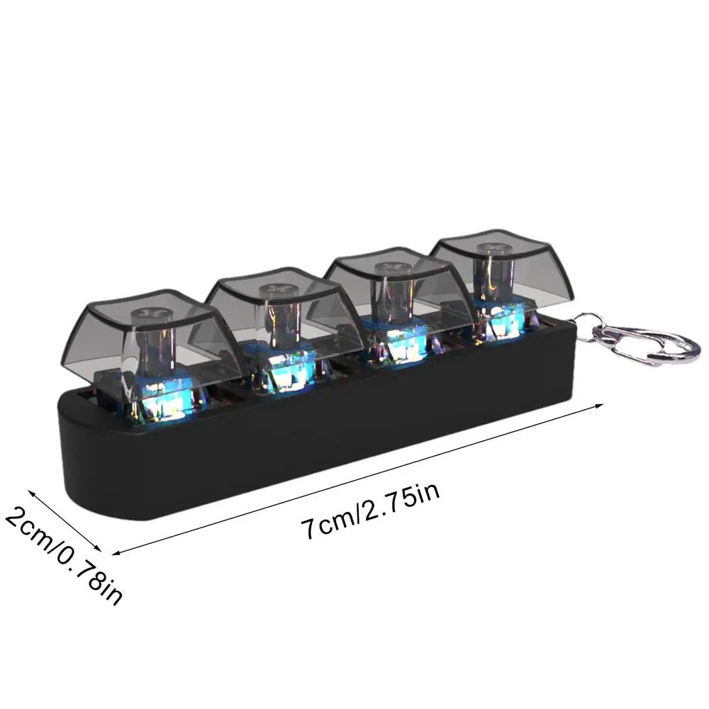 DIY Fidget Keycap KeySwitch Toy | Stress Relief Button Keychain for Keyboard Enthusiasts