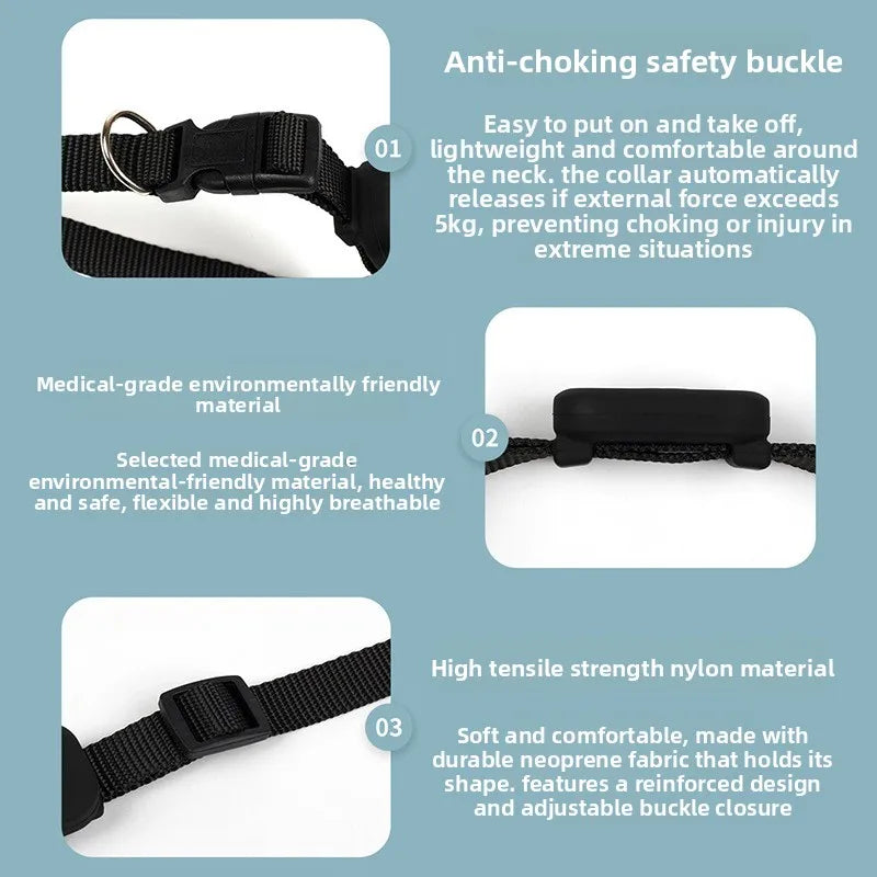 GPS Collar & Bluetooth Pet Tracker | Anti-Lost Global Locator for Dogs & Cats