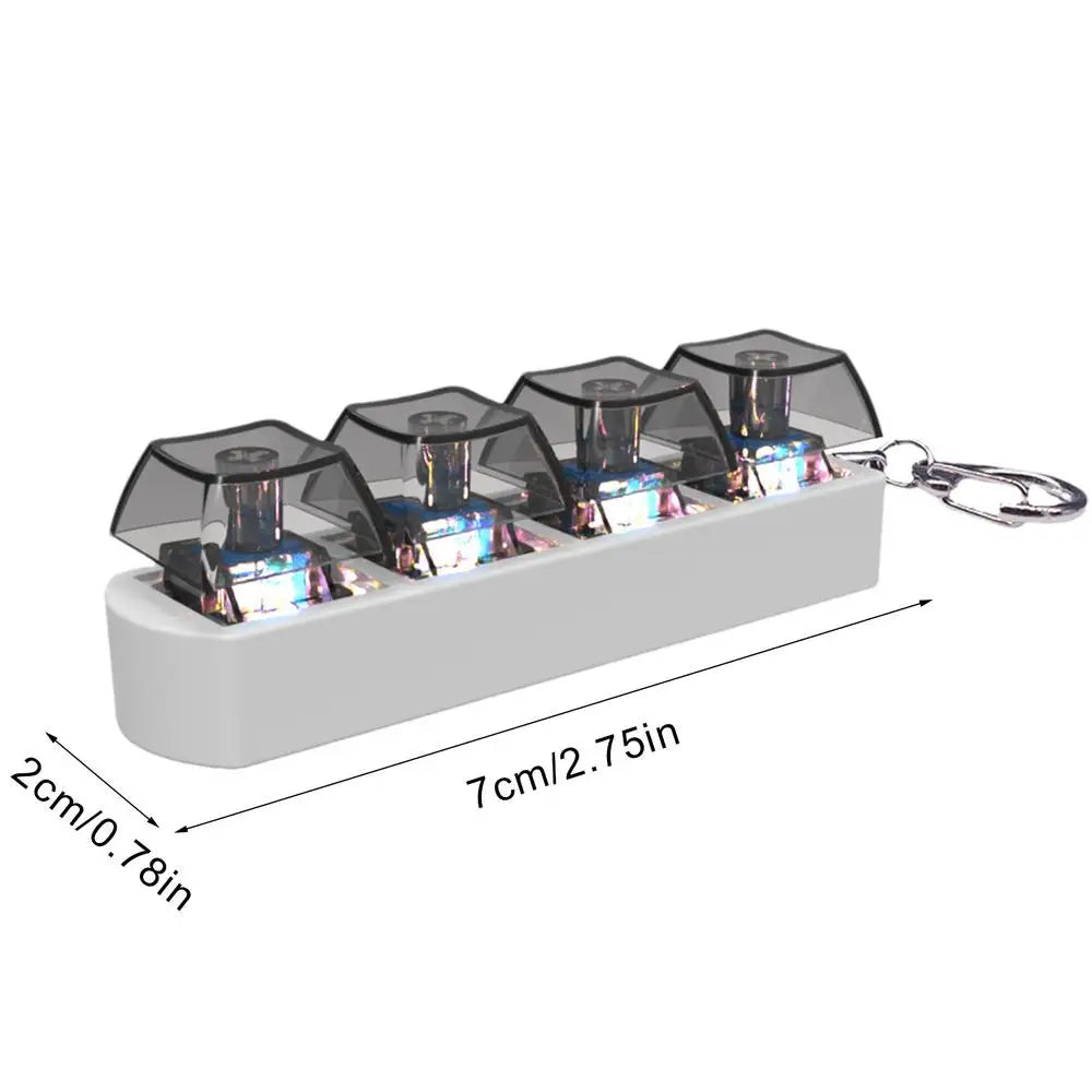 DIY Fidget Keycap KeySwitch Toy | Stress Relief Button Keychain for Keyboard Enthusiasts