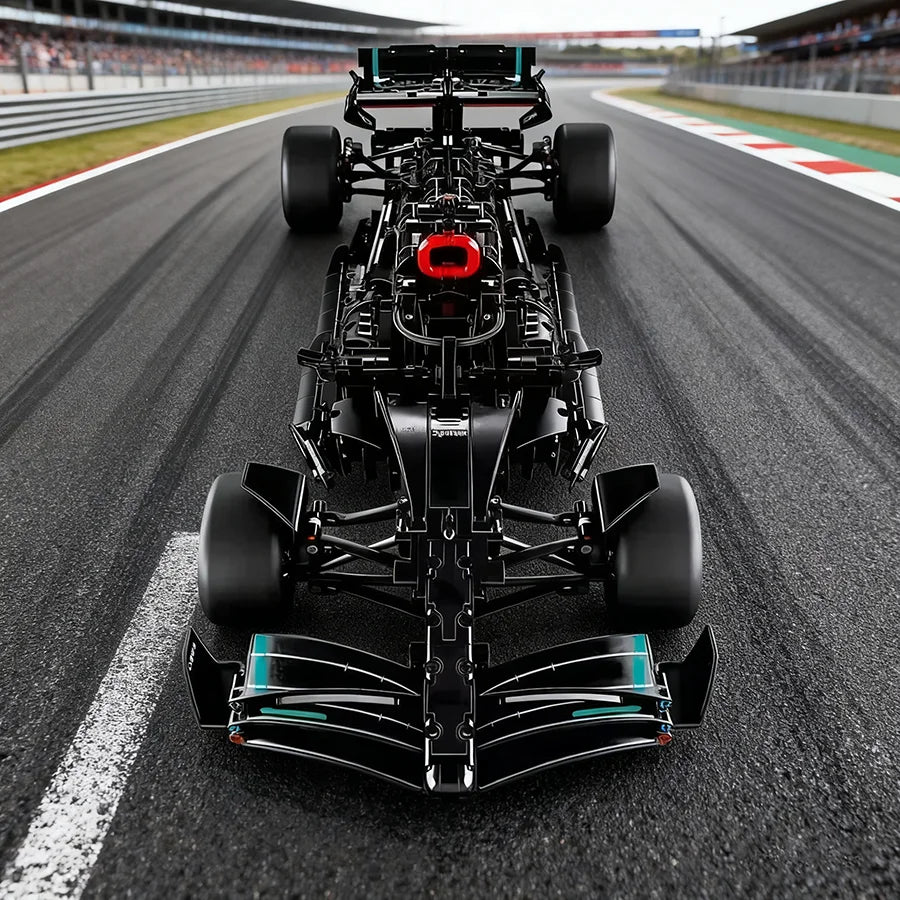 MOC F1 W14 Race Car Building Blocks (1642 Pcs) | Realistic Technical Model Construction Kit