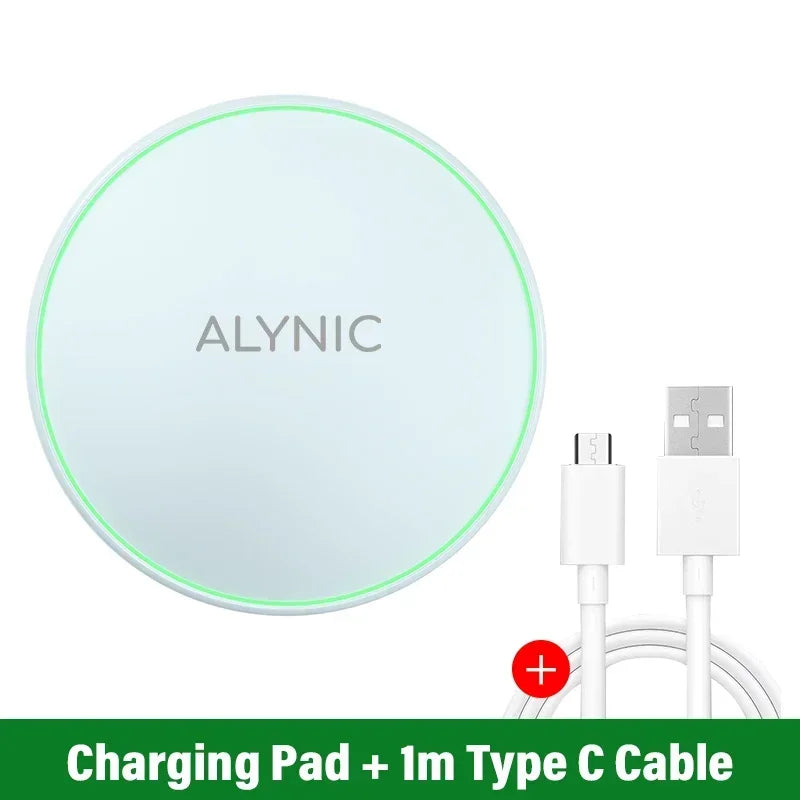 30W Wireless Charging Pad | Induction Fast Charger for iPhone, Samsung, & Universal Qi Devices