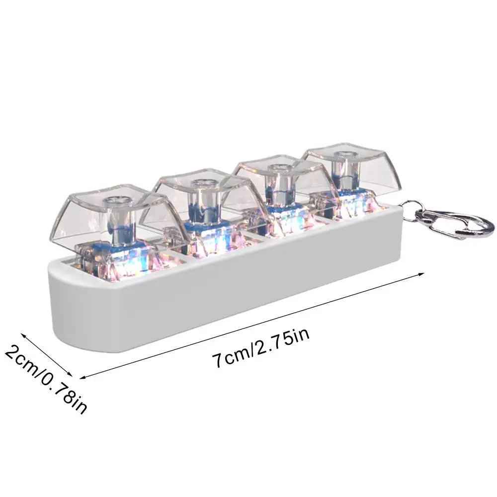 DIY Fidget Keycap KeySwitch Toy | Stress Relief Button Keychain for Keyboard Enthusiasts