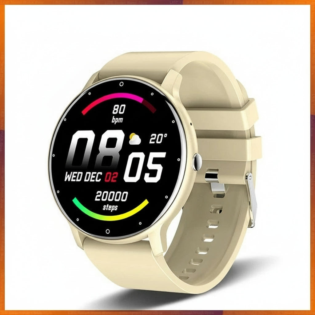 Waterproof Smart Watch | Real-Time Weather, Sports Fitness Tracker for Android & iOS