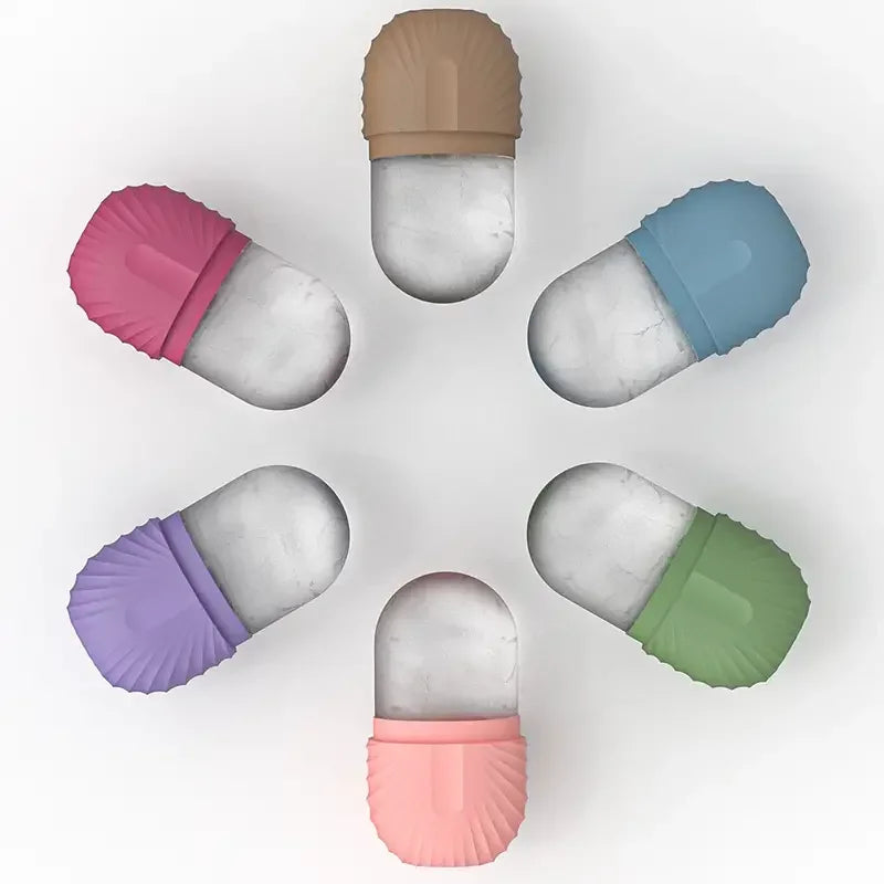 Reusable Silicone Ice Facial Roller Mold | Skin Contouring Tool for Lifting & Cold Beauty Therapy