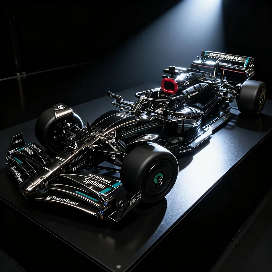 MOC F1 W14 Race Car Building Blocks (1642 Pcs) | Realistic Technical Model Construction Kit